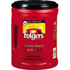 Folgers - Classic Roast Coffee, 6/48 oz