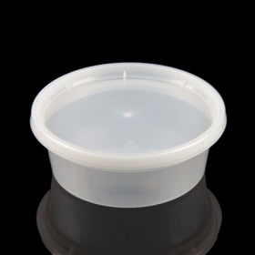 EarthPack - Deli Container Combo, 8 oz Clear Plastic,