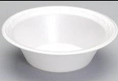 Genpak - Bowl, Foam Bowl, White, 12 oz